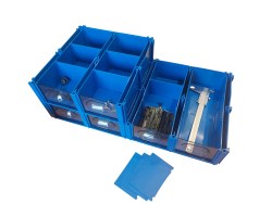 Stendas dėžutės smulkiems daiktams